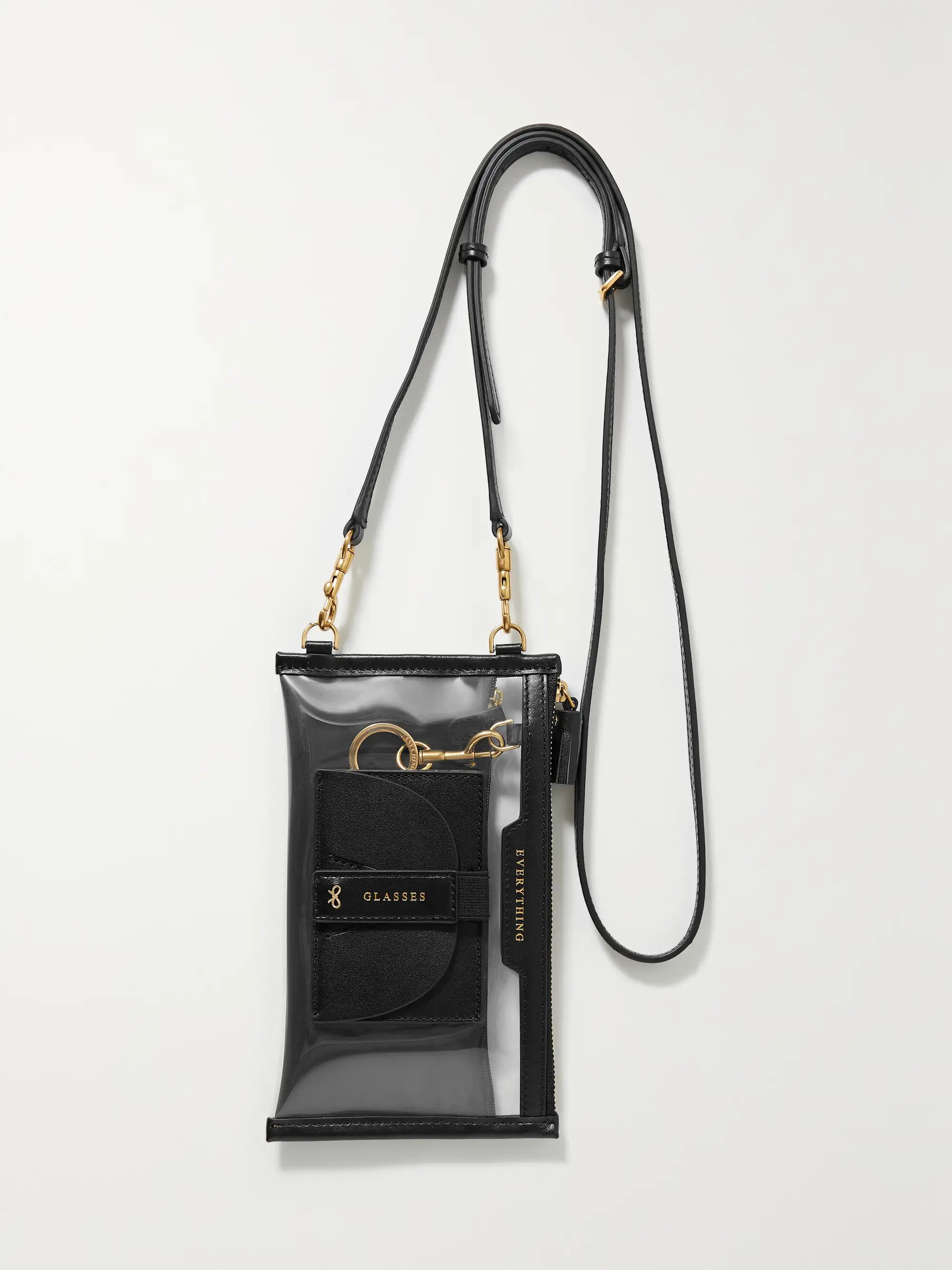 Everything leather-trimmed TPU and recycled shell pouch | NET-A-PORTER (UK & EU)