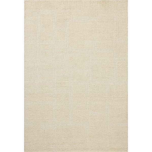 Greenwich GRN-01 Ivory Wool/Cotton Handwoven Area Rug | Rugs Direct