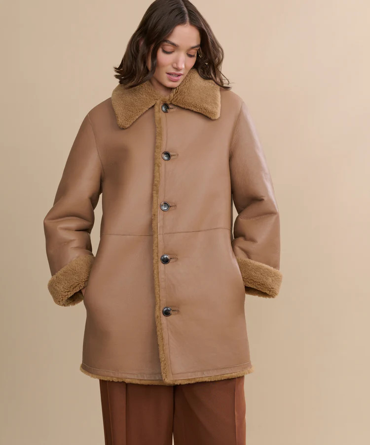 Shearling Aurora Coat | Jenni Kayne