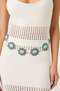 Faux Stone Floral Chain Hip Belt | Forever 21 (US)