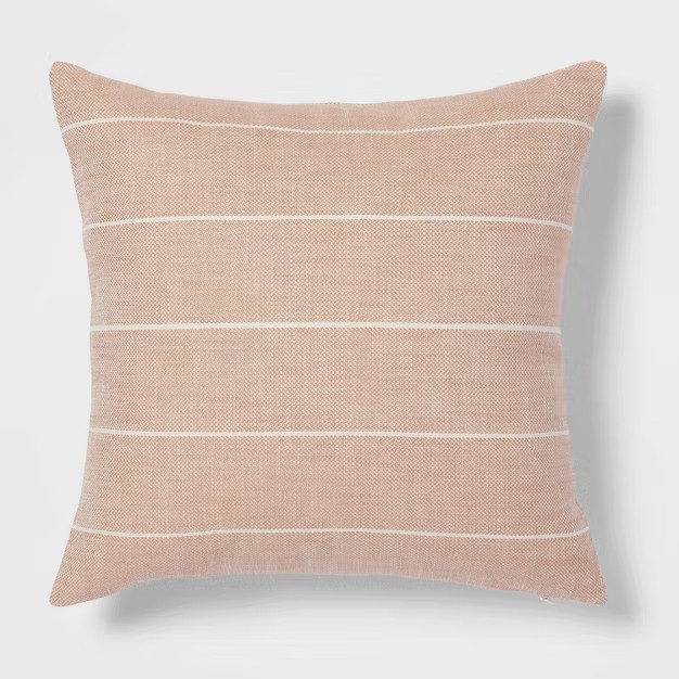 Cotton Striped Square Throw Pillow - Threshold™ | Target