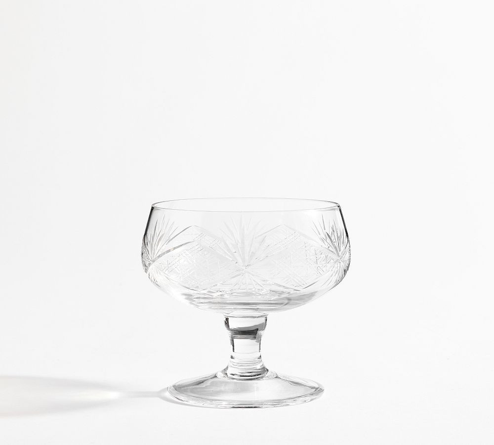 Antique Cut Glass Ice Cream Bowls - Set of 2 | Pottery Barn (US)