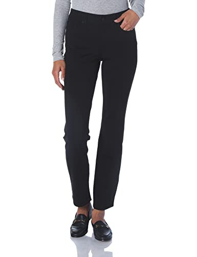 NYDJ Women's Petite Ponte Marilyn Straight Pant, Evening Tide, 0P | Amazon (US)