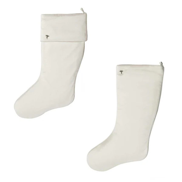 Ivory Christmas Stocking | Fig and Dove