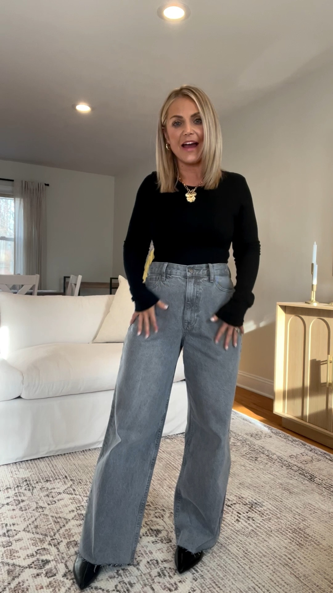 The perfect date night outfit!❤️
I am loving these new wide leg jeans that have snaps to snatch in the waist but not too tight on the thighs! Get 10% off with code LOVE10SGIVL (valid 1.26-2.15)


Amazon finds, Amazon fashion, date night outfit, wide leg jeans, baggy wide leg jeans, adjustable waist jeans, trendy denim, petite style, midsize fashion

#LTKMidsize #LTKgrwm #LTKootd