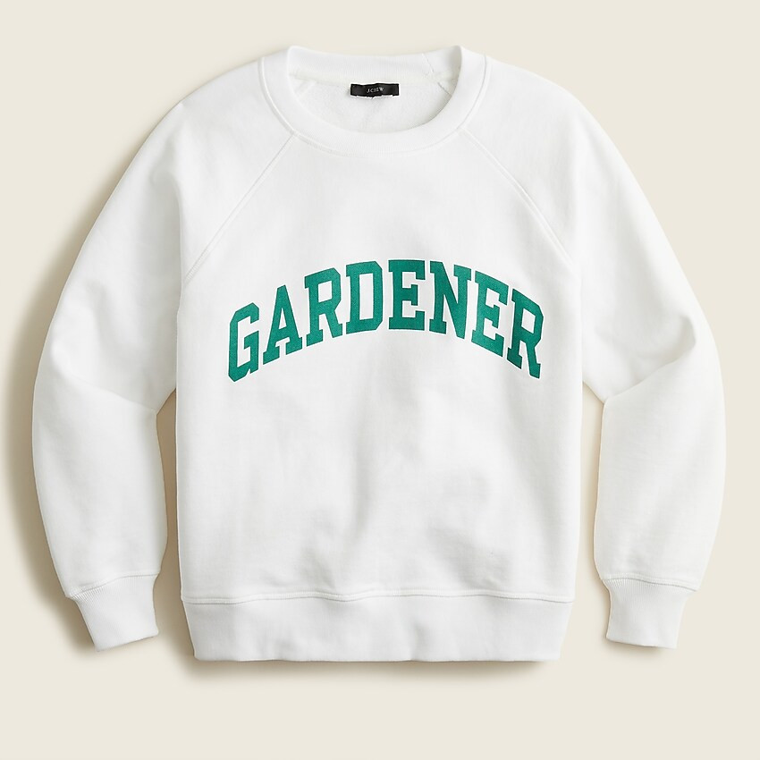 University terry "Gardener" sweatshirt | J. Crew US