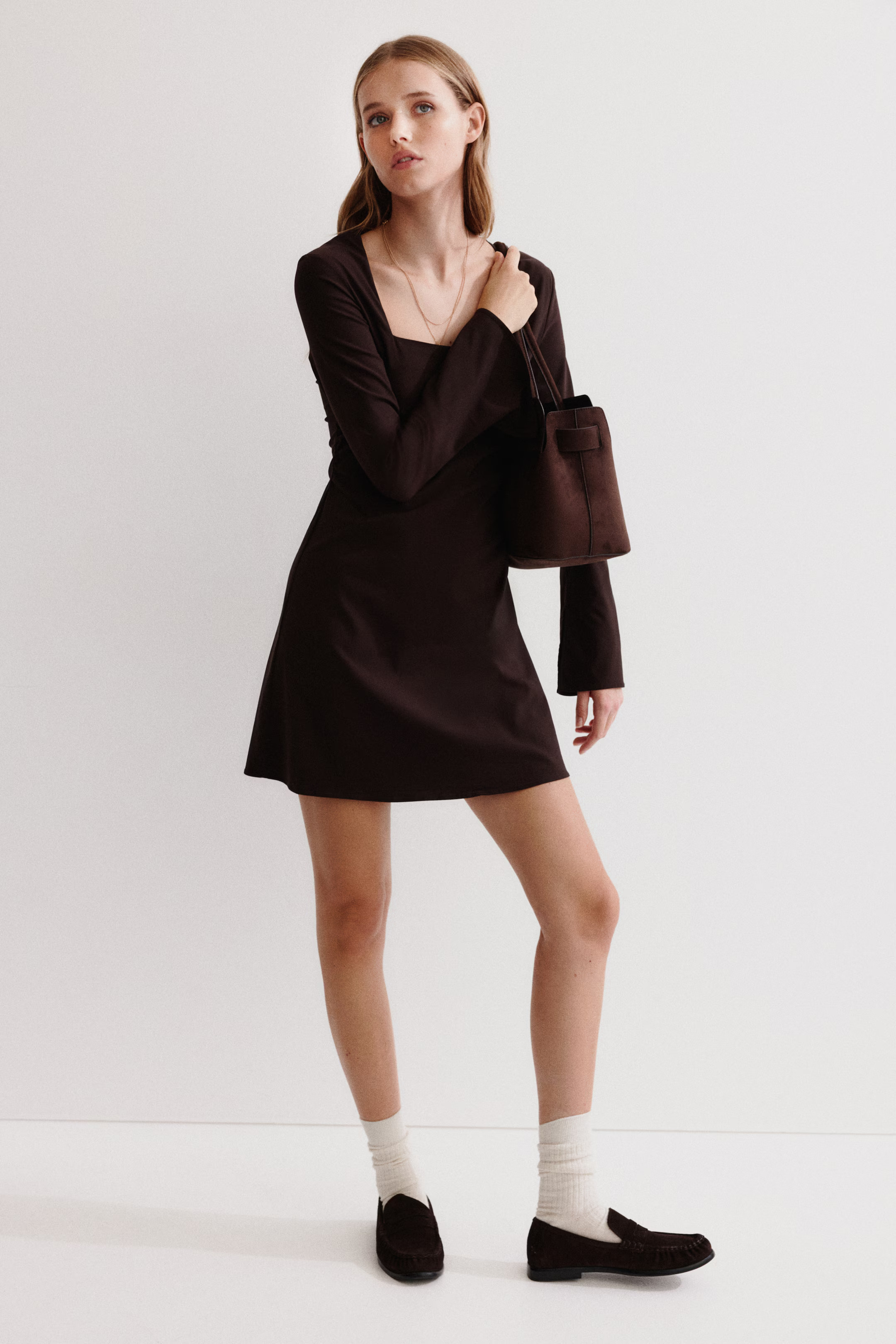 Square-Neckline Dress | H&M (US + CA)