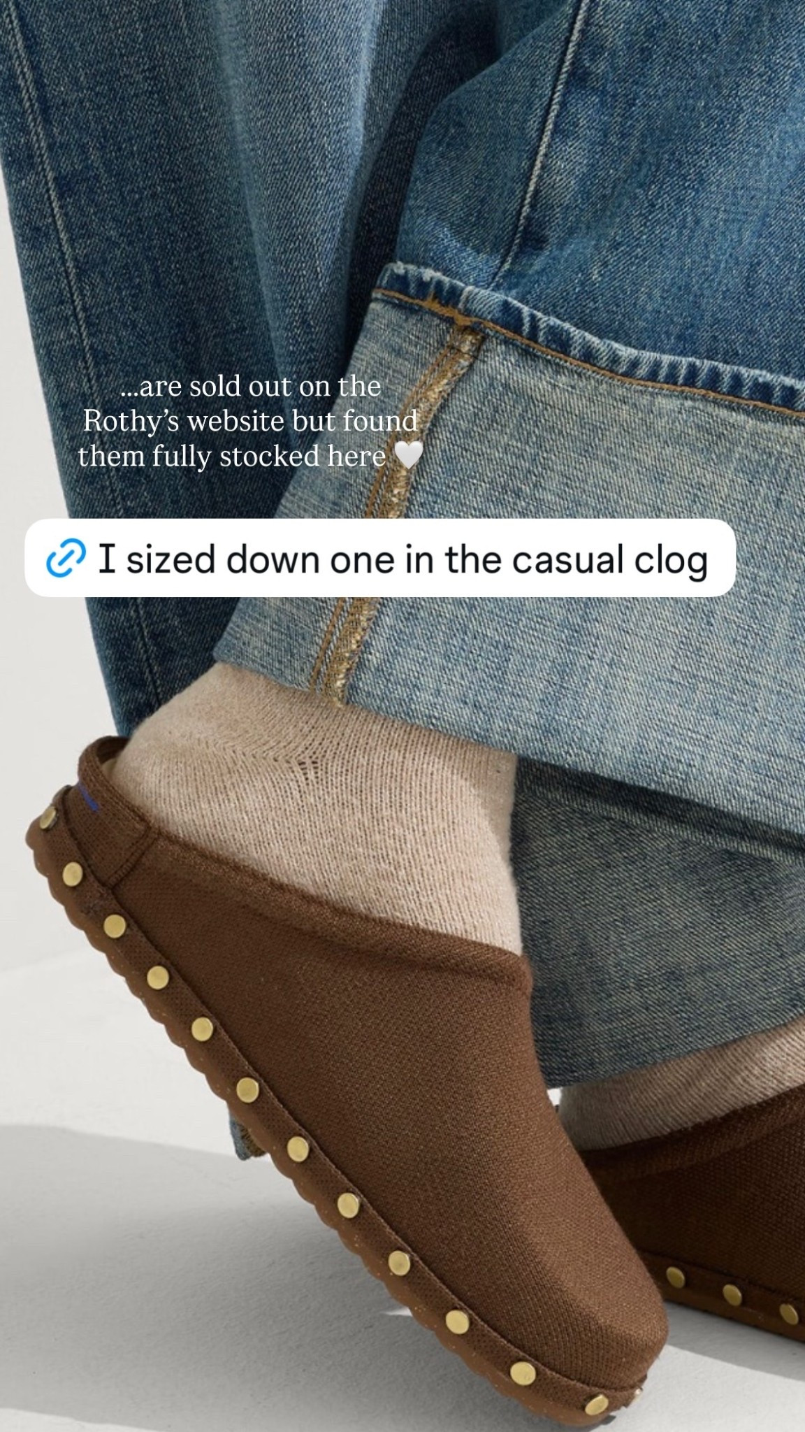 New stud casual clogs are sold out on the Rothy’s website but found them fully stocked here 🤍 I size down one 
xo, Claire 

#LTKSeasonal #LTKmomlife #LTKOver40