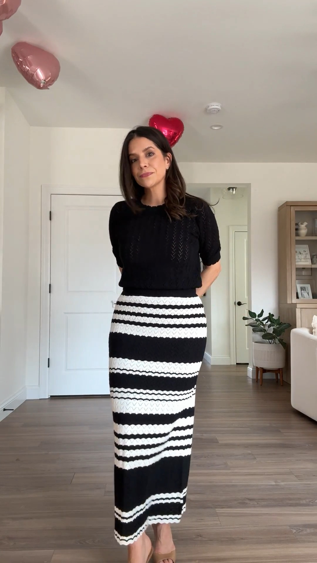 Wearing xs top and small skirt. Both 30% off! 