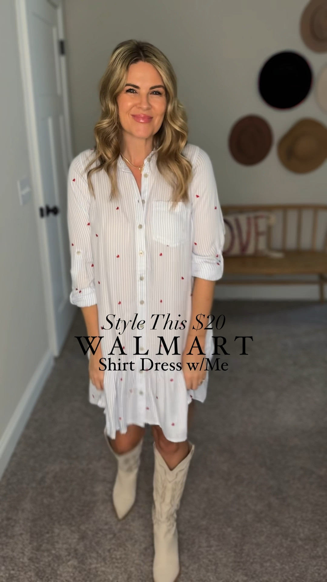 $20 Walmart Shirt Dress
Date Night
Valentines Day
Spring

#LTKover40 #LTKVideo #LTKfindsunder50