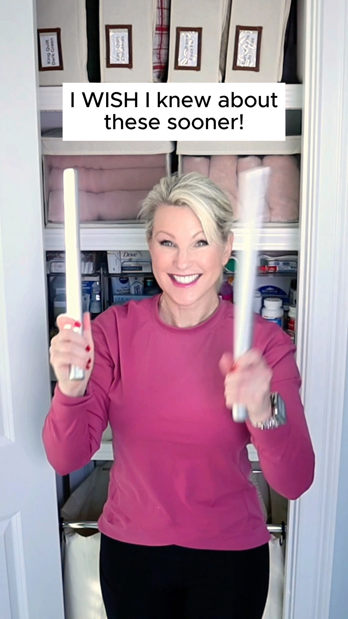 The best motion sensor lights that STAY ON until you leave the area. Magnetic and stick to wire shelves or mount with tape  Black Friday on sale @amazon. 

#amazonhome #amazonfinds #motionlights. #undercabinetlights 

#LTKHome #LTKFindsUnder50 #LTKSaleAlert