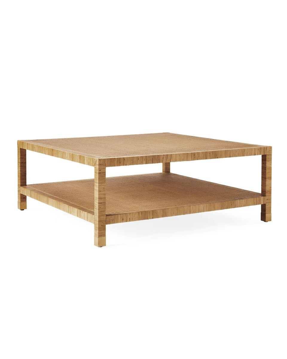 Balboa Rattan Coffee Table | Serena and Lily