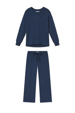 Relax Pants Set in Navy | Lake Pajamas