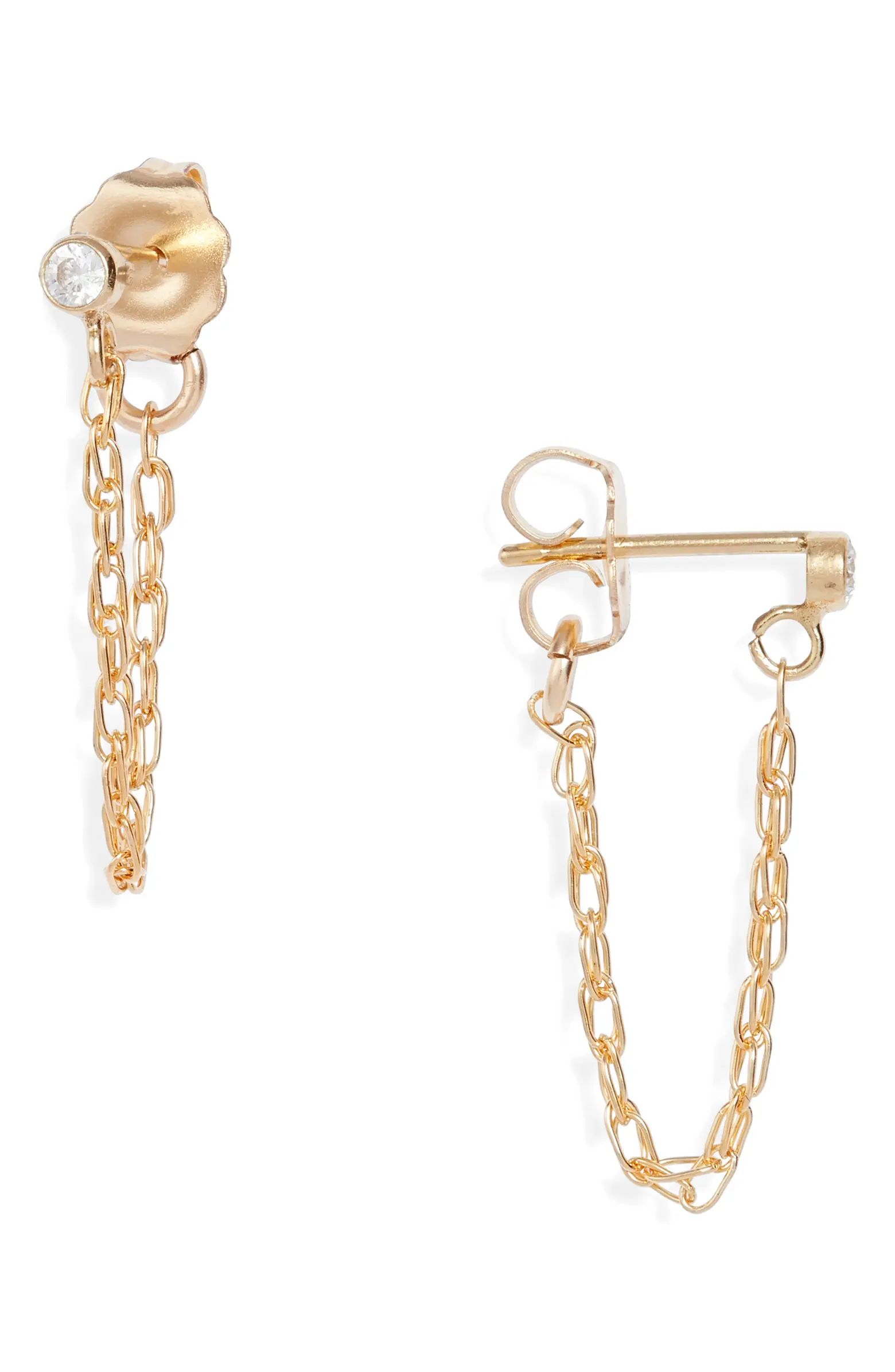 Set & Stones Kaylee Chain Stud Earrings | Nordstrom | Nordstrom