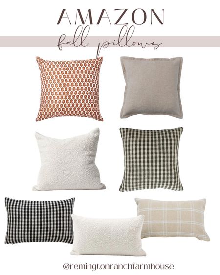 Amazon Fall Pillows - Fall home decor - fall decor - Amazon pillows - throw pillow covers

#LTKhome