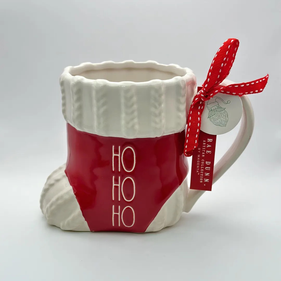 Christmas Stocking Shaped Mug by Rae Dunn | 4 Colors - Etsy | Etsy (US)