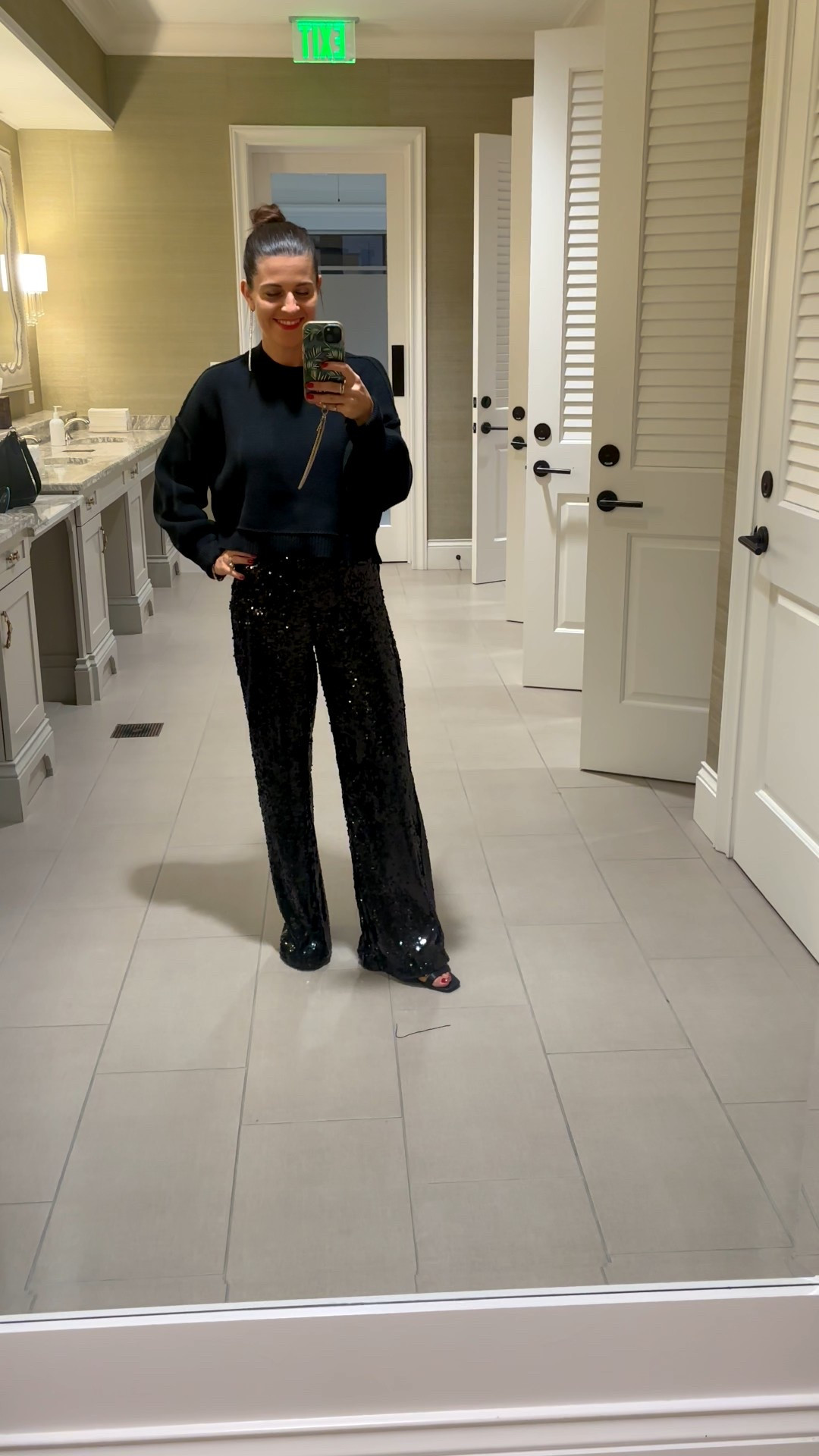 Styled the H&M sequin pants for a different look for an event I was working with my favorite free people cropped sweater. I wear this nonstop and the Amazon dupe is just as good! 

Holiday party outfits / Christmas outfits / new year eve outfits 

#LTKFindsUnder50 #LTKHoliday