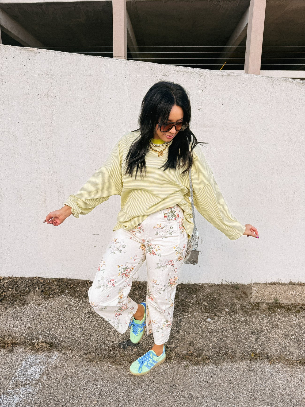 gimme more stripe top - moss | Etta+East