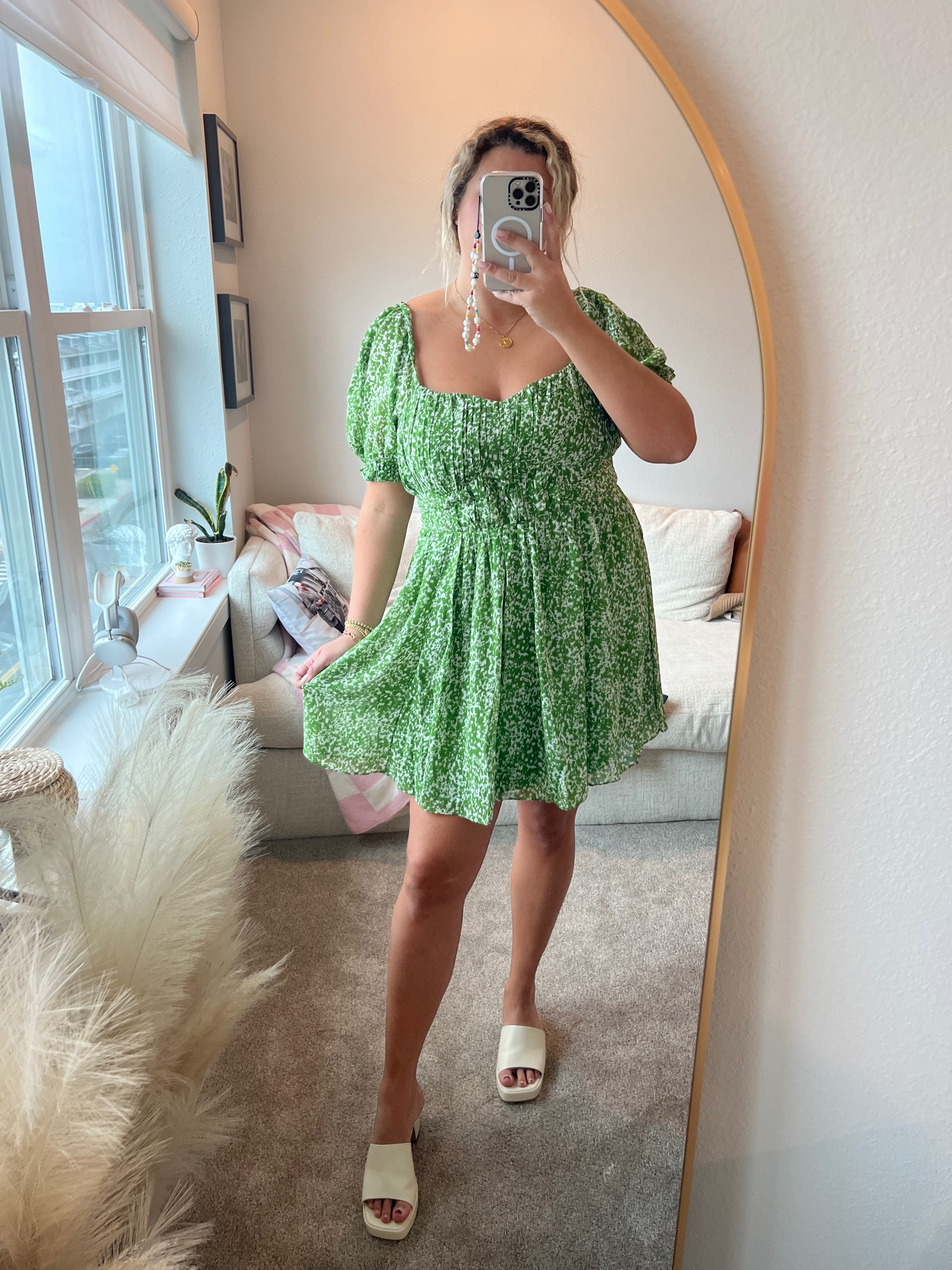 st. Patrick’s day might be over, but not only was this a great dress to wear this weekend but I can wear it over and over through spring + summer! 

Abercrombie dress, mini dress, mini sundress, spring dress, floral dress, floral sun dress, green dress, spring outfit, Baby shower outfit idea, bridal shower outfit idea, brunch outfit idea, midsize fashion, 

#LTKSeasonal #LTKunder100 #LTKshoecrush