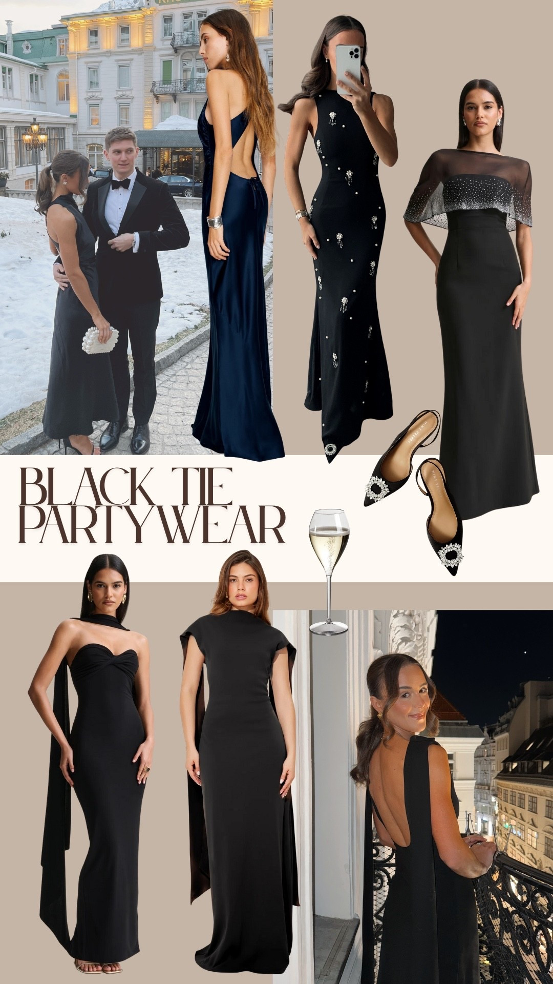 black tie partywear looks 🖤✨

#LTKpartywear #LTKdresses #LTKfestive