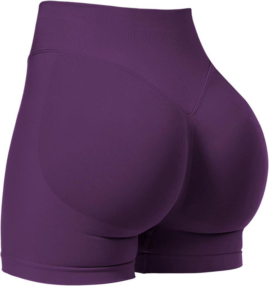 VOYJOY Women Workout Impact Shorts 2.5"/ 3.6"/ 4.5"/ 6" Scrunch Butt Lifting Gym Seamless Booty B... | Amazon (US)