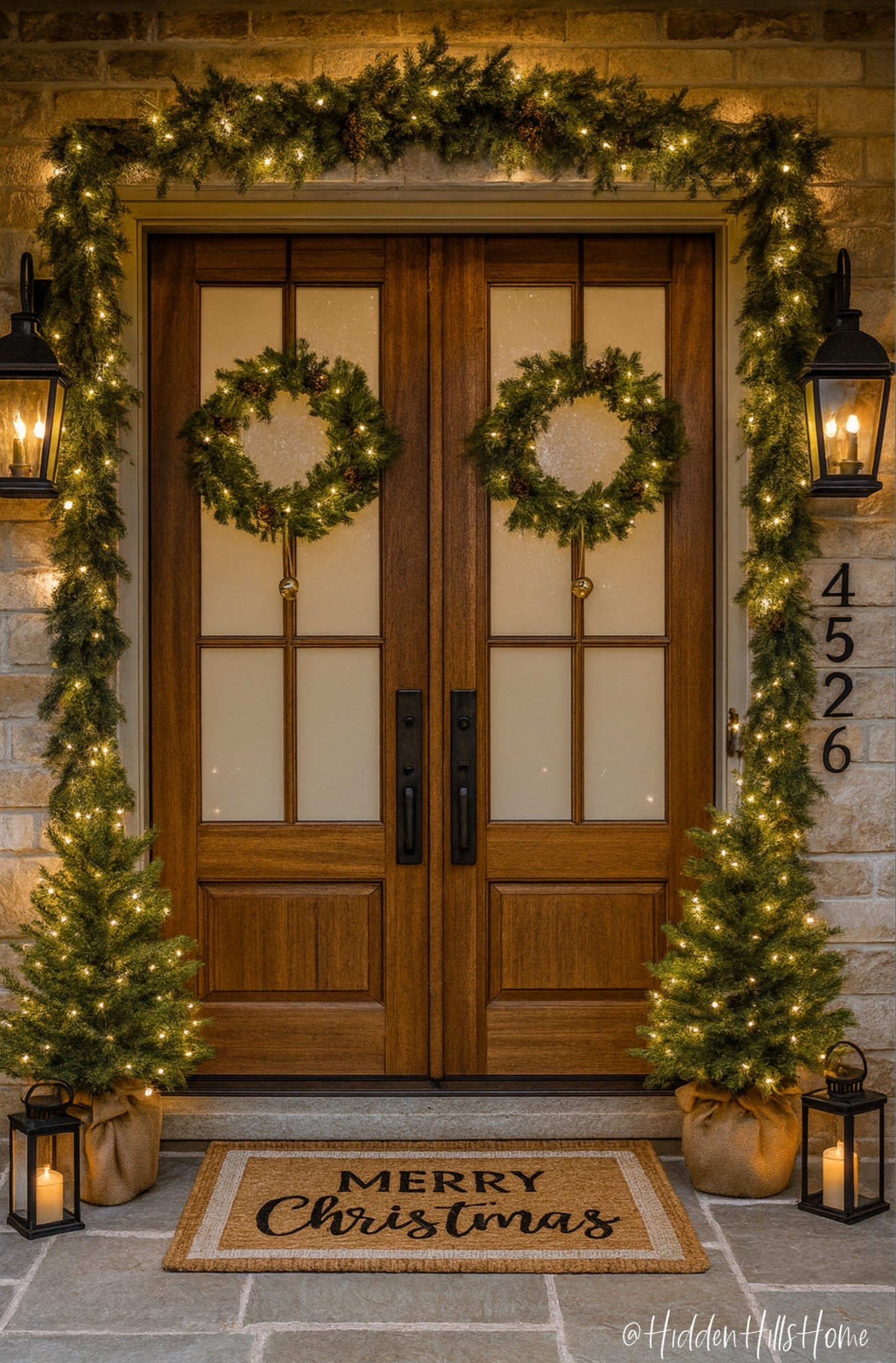 Christmas porch decor, Holiday front door, Christmas wreath, Christmas trees, doormat #christmas #porch 


#LTKSeasonal #LTKSaleAlert #LTKHome