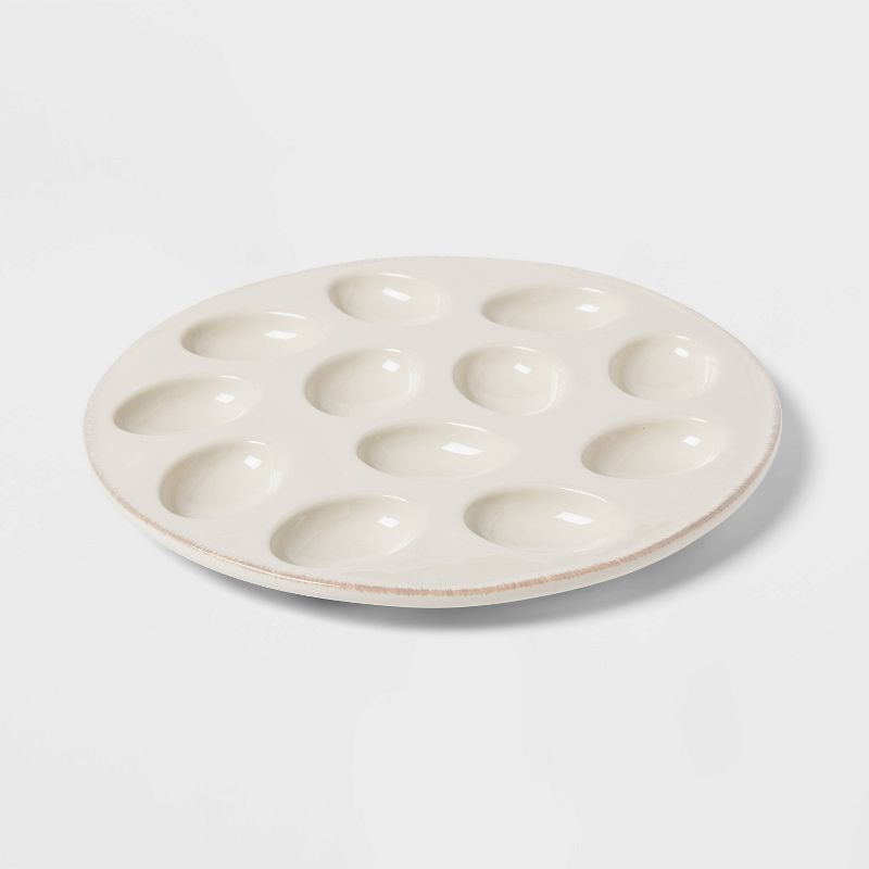 11" Stoneware Easter Serving Platter - Threshold™ | Target