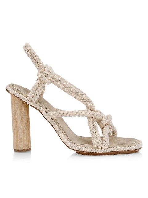 Uma Twisted Rope High-Heel Sandals | Saks Fifth Avenue