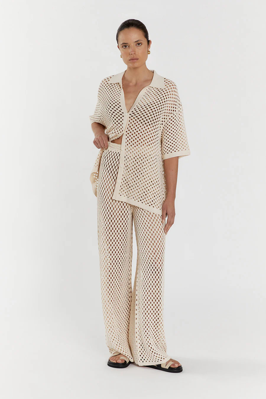 SONNY NATURAL CROCHET PANT | DISSH