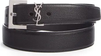 YSL Monogram Leather Belt | Nordstrom