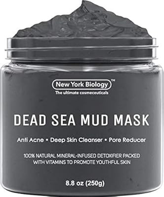 New York Biology Dead Sea Mud Mask for Face and Body - Spa Quality Pore Reducer for Acne, Blackhe... | Amazon (US)