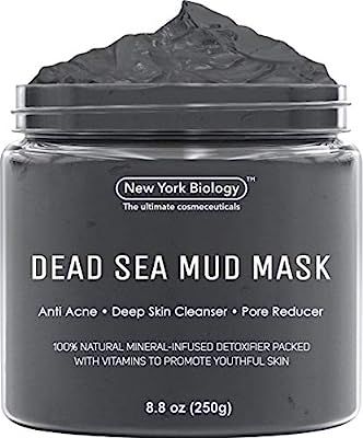 New York Biology Dead Sea Mud Mask for Face and Body - Spa Quality Pore Reducer for Acne, Blackhe... | Amazon (US)