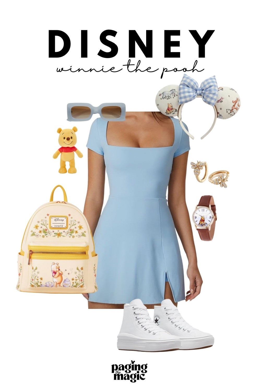 Winnie the Pooh Disney Outfit with Blue Tennis Dress 🐝🍯

#LTKTravel #LTKActive #LTKFamily
