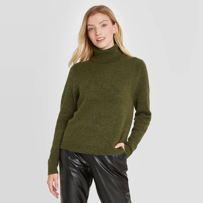 Women's Turtleneck Pullover Sweater - A New Day™ | Target