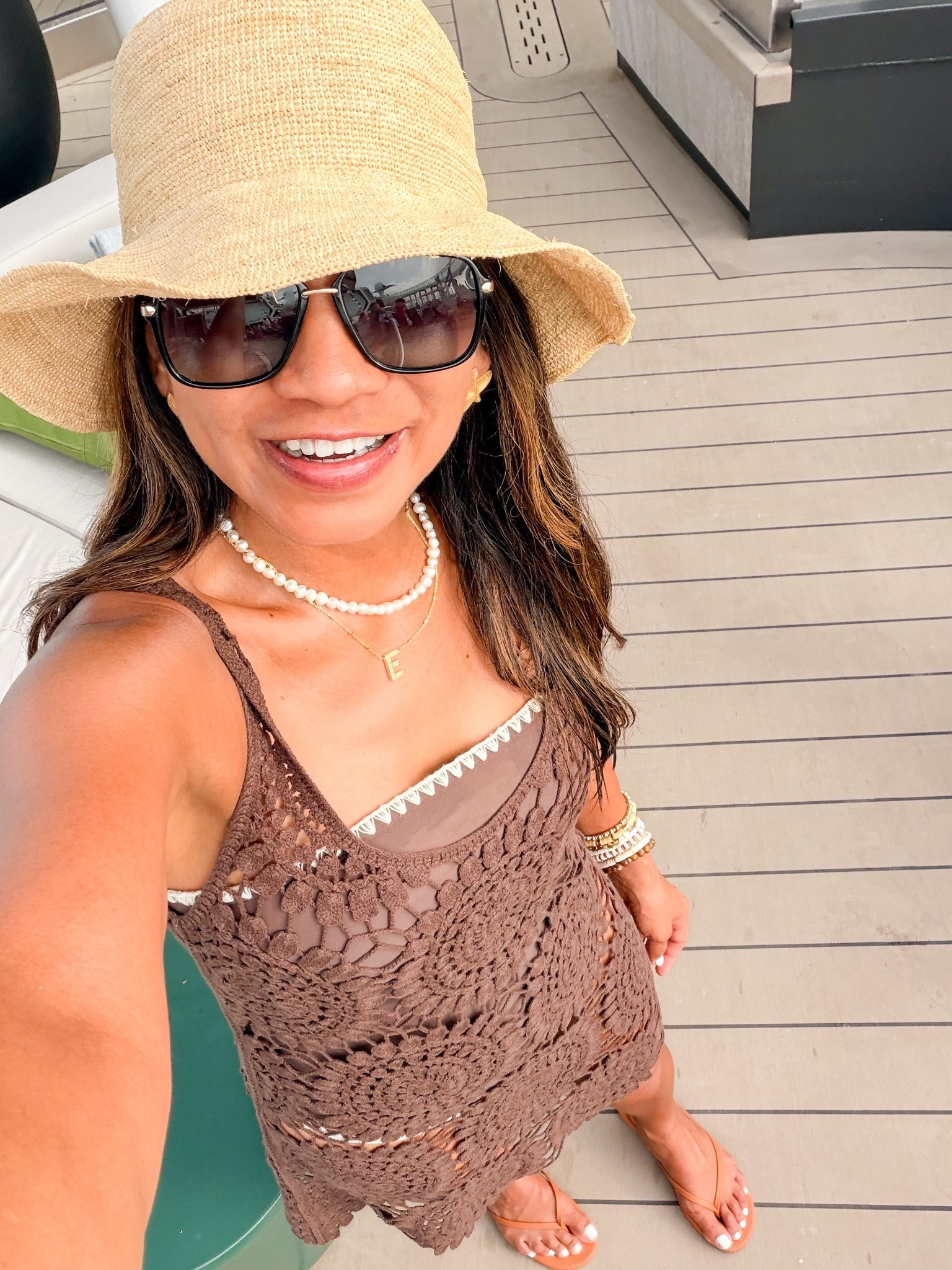 I’m 5’2” 118#ish for reference. Coverup in size Small tts. Swimsuit in size Small. Shoes tts. 


Amazon finds, cruise outfits, vacation outfits, fashion over 40, over 50 style, midlife fashion, petite fashion,midlife fashion, affordable fashion, fashion over40 

#LTKOver40 #LTKTravel #LTKPetite