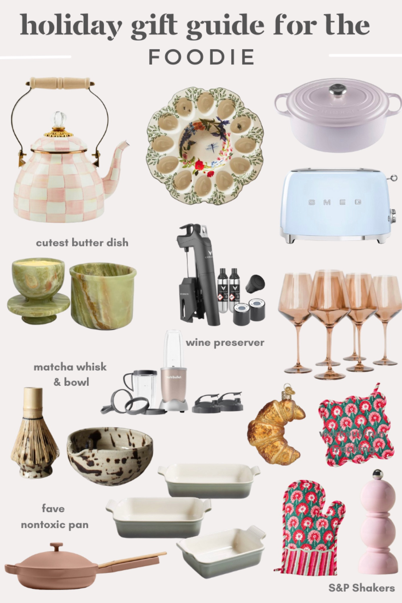 Holiday Gift guide for the Foodie 🥐💗 

#LTKHome #LTKGiftGuide