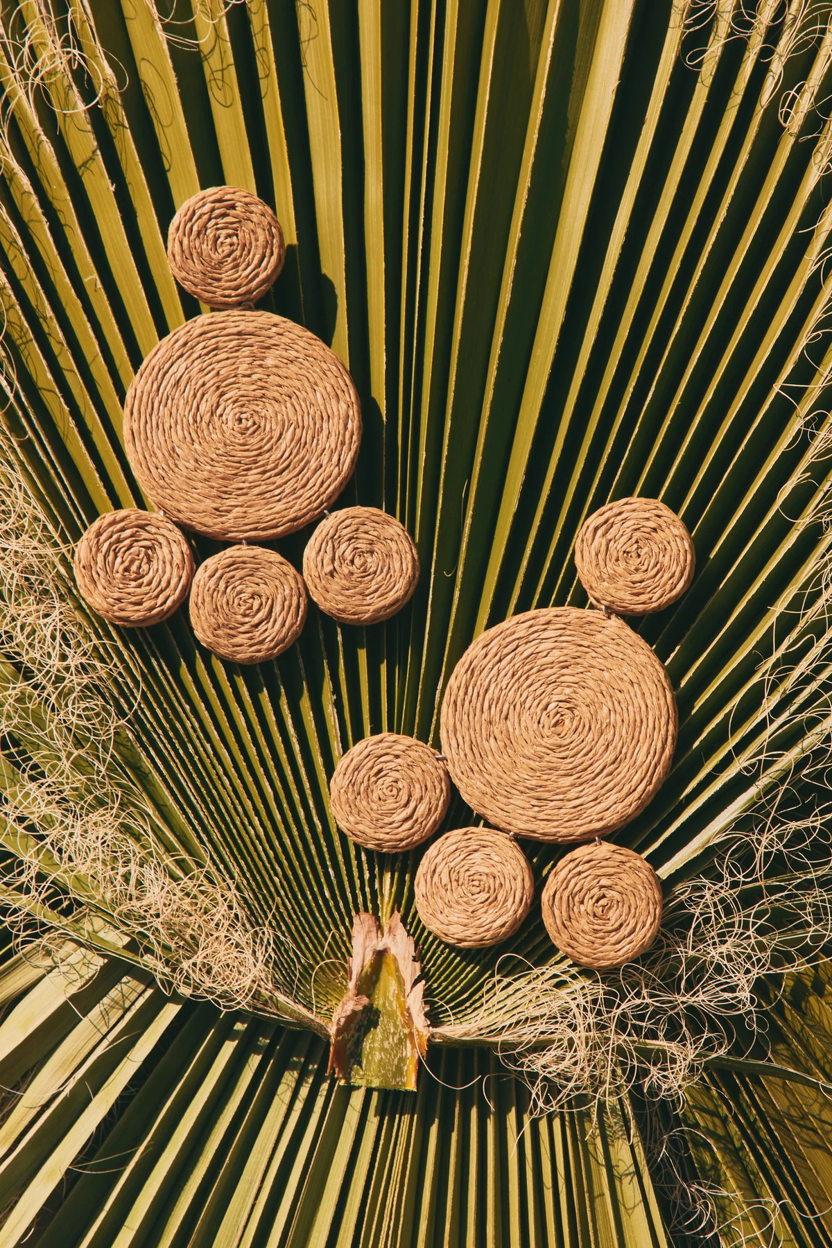 Raffia
           Deco Earring in Natural | Simon Miller