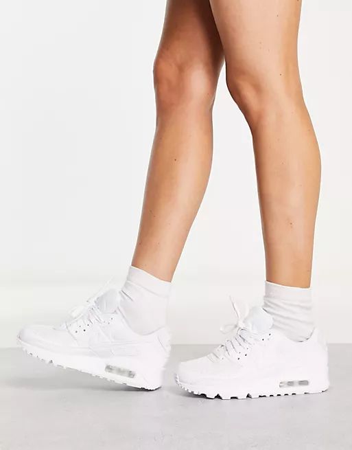 Nike Air Max 90 trainers in white | ASOS (Global)