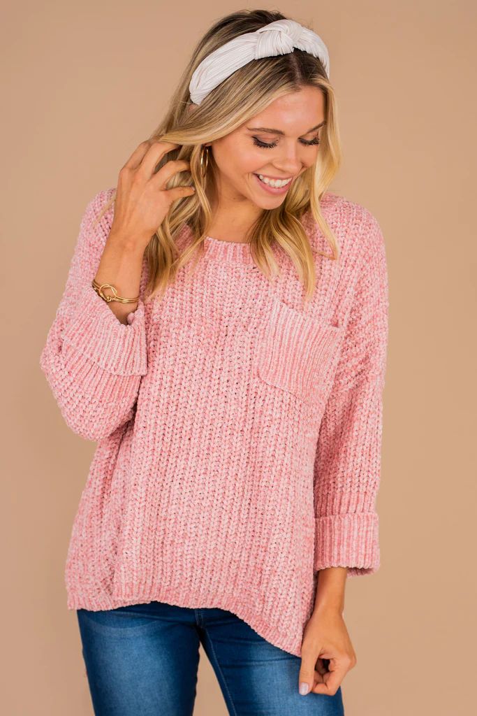 Told You So Pink Chenille Sweater | The Mint Julep Boutique