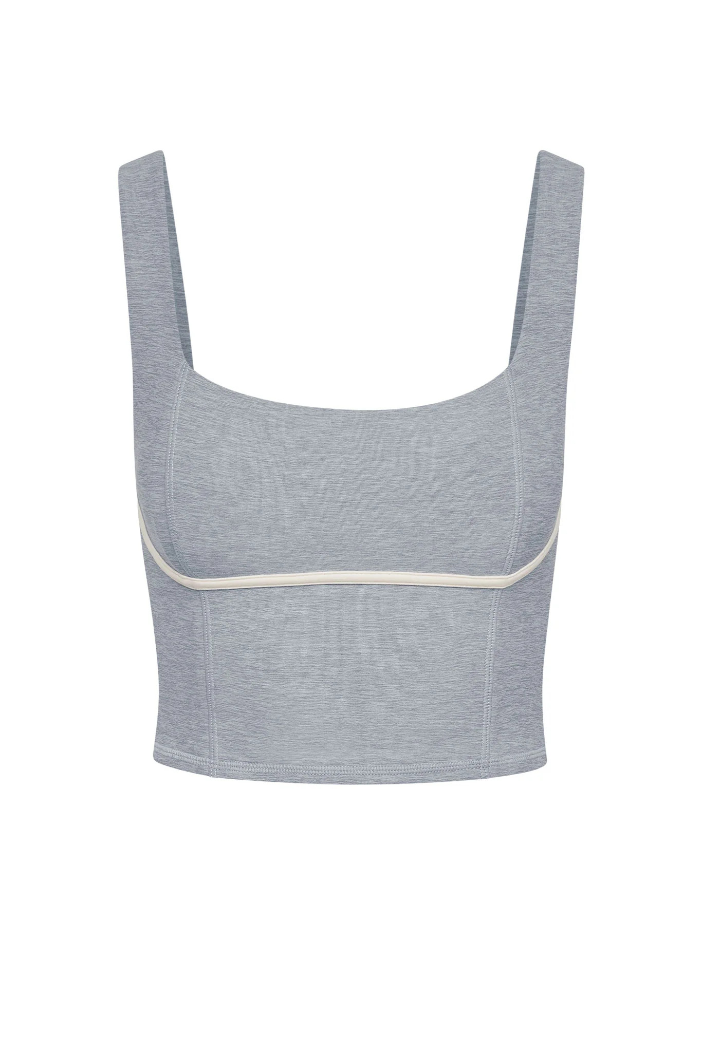 Zion Tank - Heather Grey/Ivory | Monday Swimwear