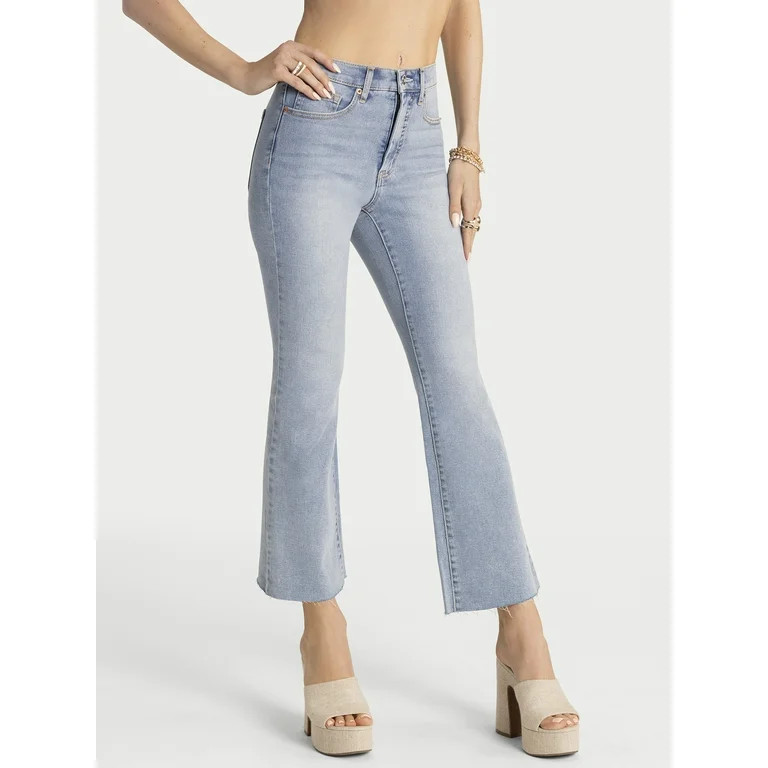 Jessica Simpson Women's and Women's Plus Daisy Fitted Flare Jeans, Sizes 2-26W | Walmart (US)