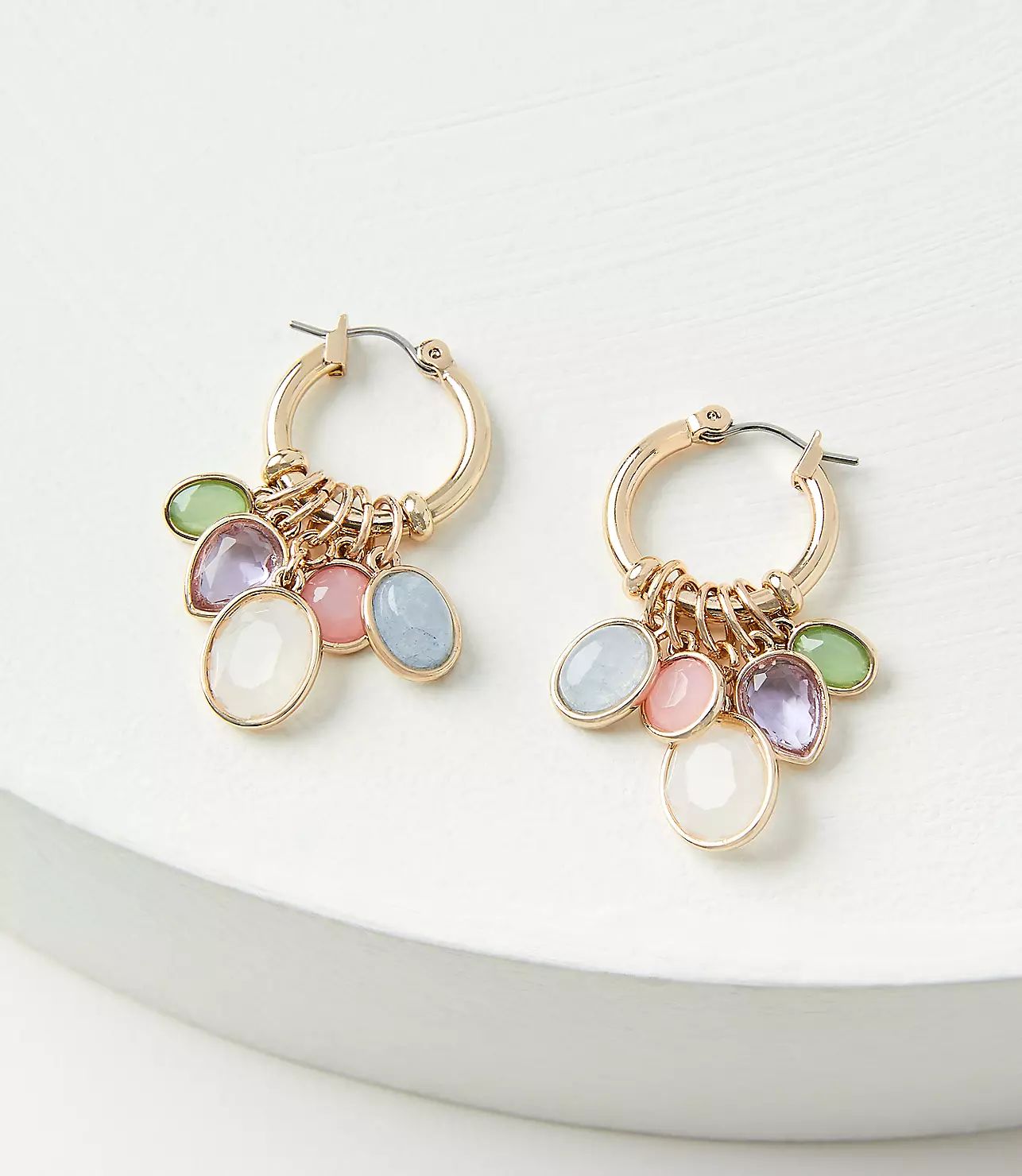 Pastel Charm Huggie Earrings | LOFT