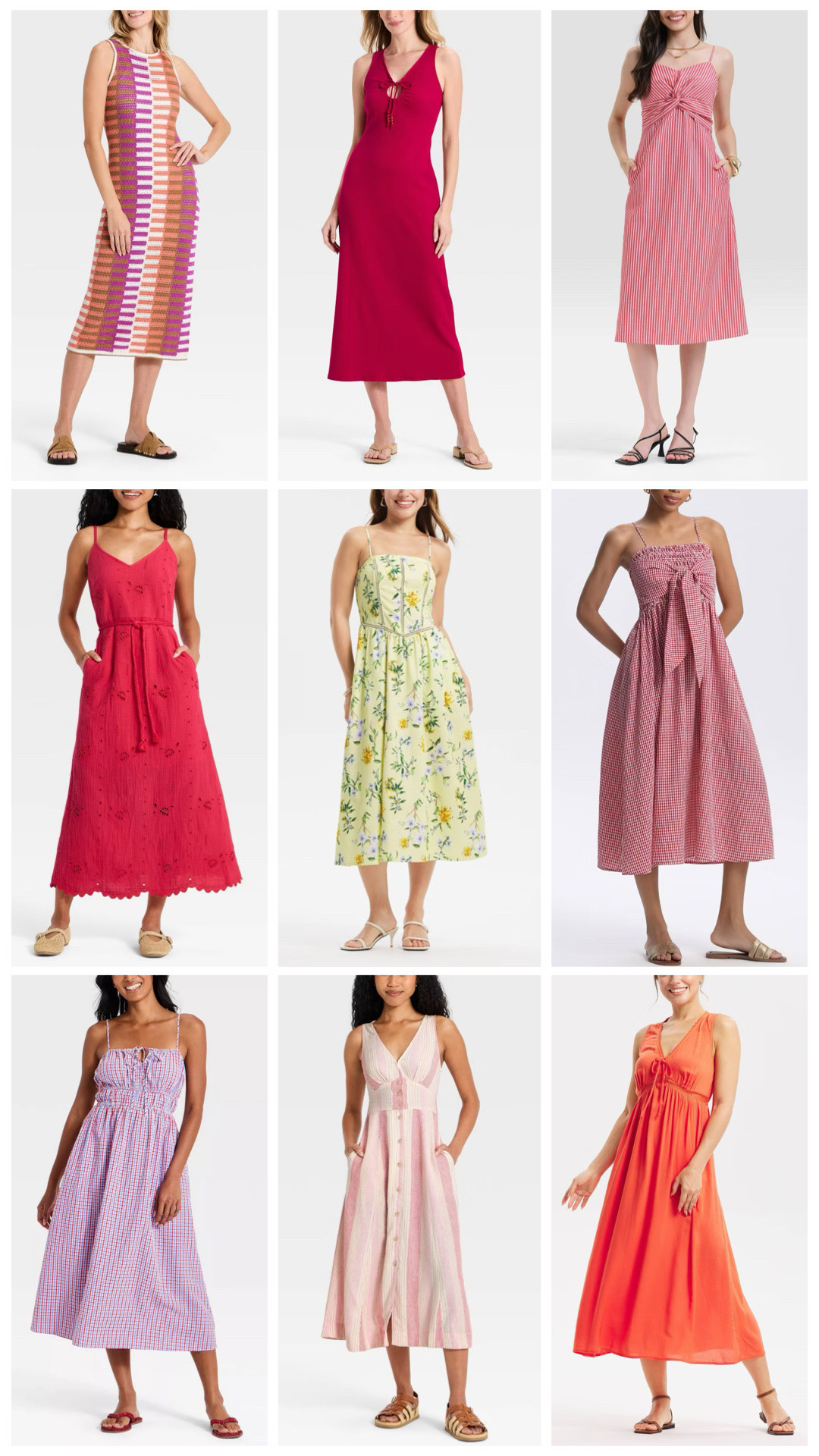 Target new arrival midi dresses