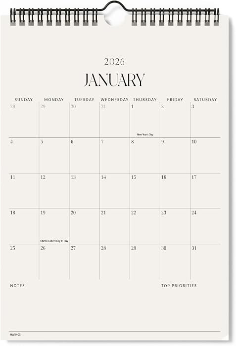 Jotsome Wall Calendar 2026, Monthly Wall Calendar From Now to December 2026 11x8.5 inch for Home ... | Amazon (CA)