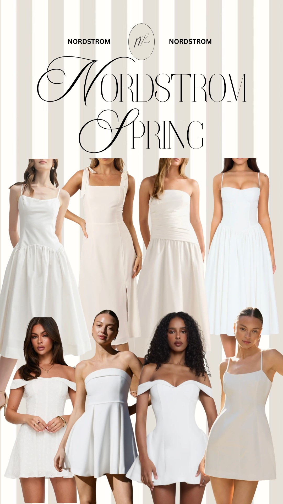 Nordstrom white spring dresses for beach photos, family portraits, and spring occasions.

#LTKootd #LTKSeasonal #LTKU