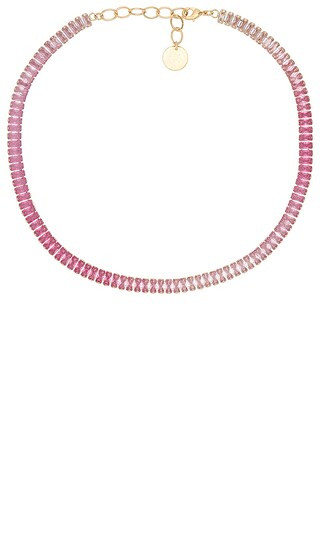 Tennis Necklace With Graffiti Effect | Revolve Clothing (Global)