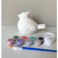 Cardinal Pottery Painting Kits, Art Bird Paint Kit, & Craft Supplies, At Home Pottery Painting, Diy Painting | Etsy (US)