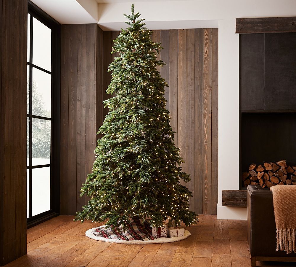 Lit Frasier Fir Faux Christmas Trees | Pottery Barn (US)
