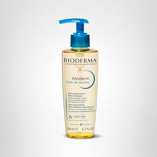 Bioderma Atoderm Shower Oil, Cleansing Oil For Face & Body, Nourishing Cleansing Oil For Dry to A... | Amazon (US)