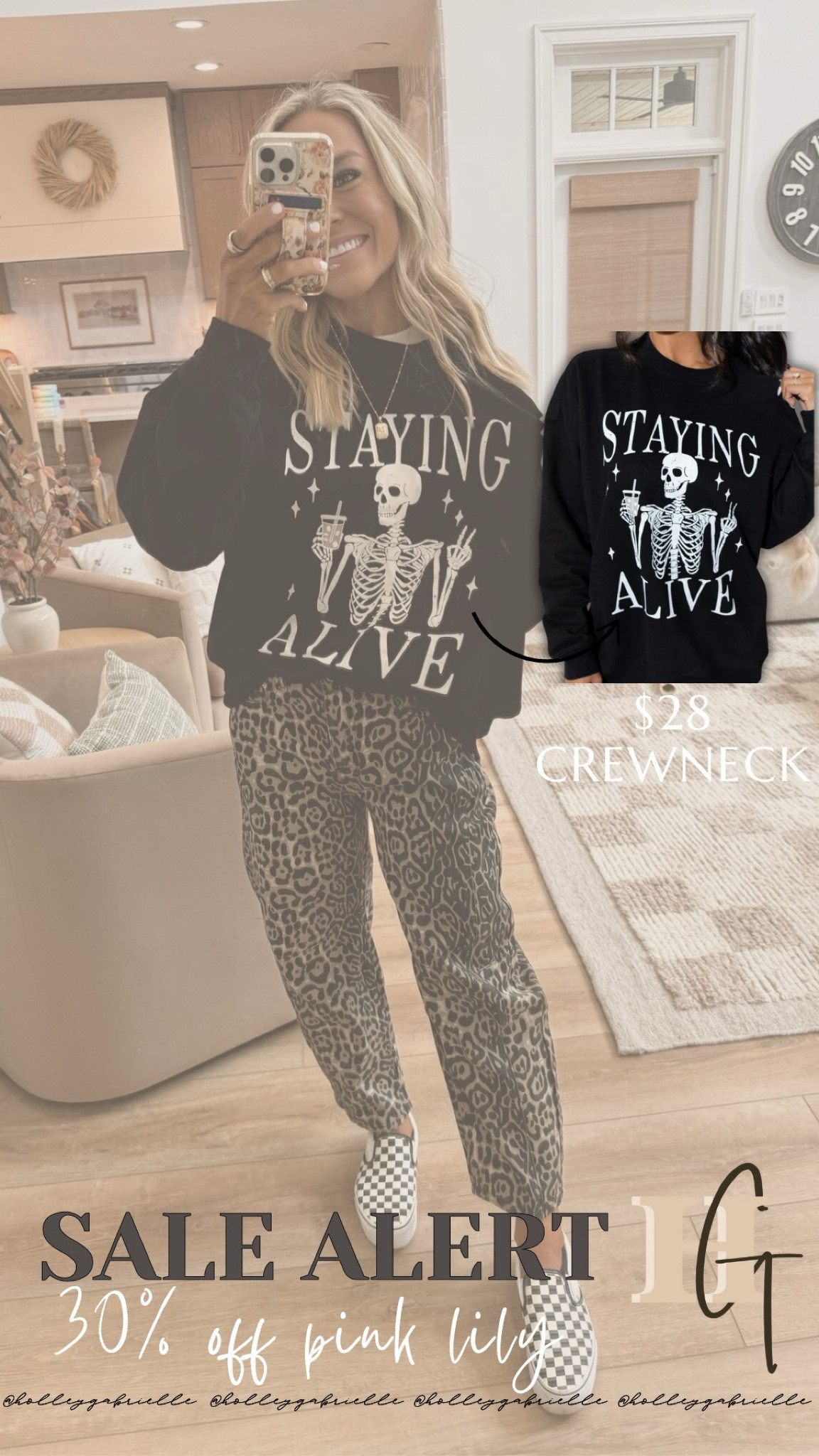 ‼️🔔 SALE ALERT!! $28 crewneck from Pink Lily!! spooky szn is here🙌🏼🎃🍂👻 LOVING these Pink Lily graphic crewnecks!🤎I like to do an XL for an oversized fit! 

Sale alert / sale / fall finds / Halloween fashion / fall fashion / casual graphic crewnecks / pink lily / Halloween graphic Crewneck / fall casual style / Holley Gabrielle

#LTKFallSale #LTKHalloween #LTKSeasonal